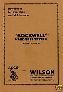 rockwell hardness tester 3jr manual|rockwell hardness tester instruction manual.